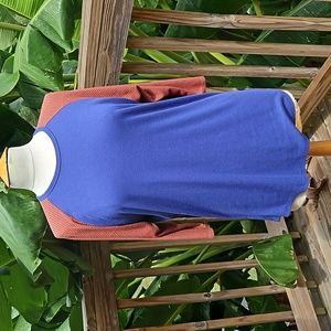 LuLaRoe Blue and Orange Shirt